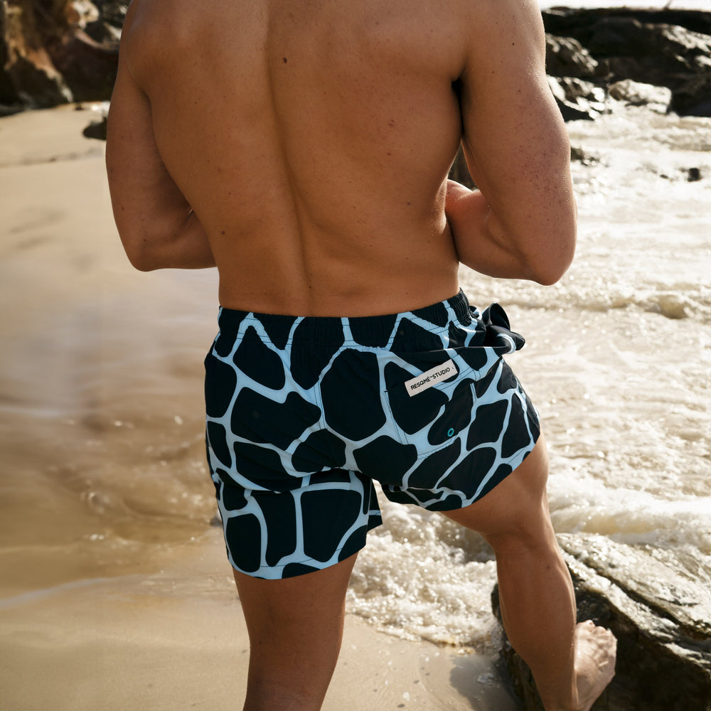 SWIM SHORTS-Giraffe Ocean Underwear – RESQME