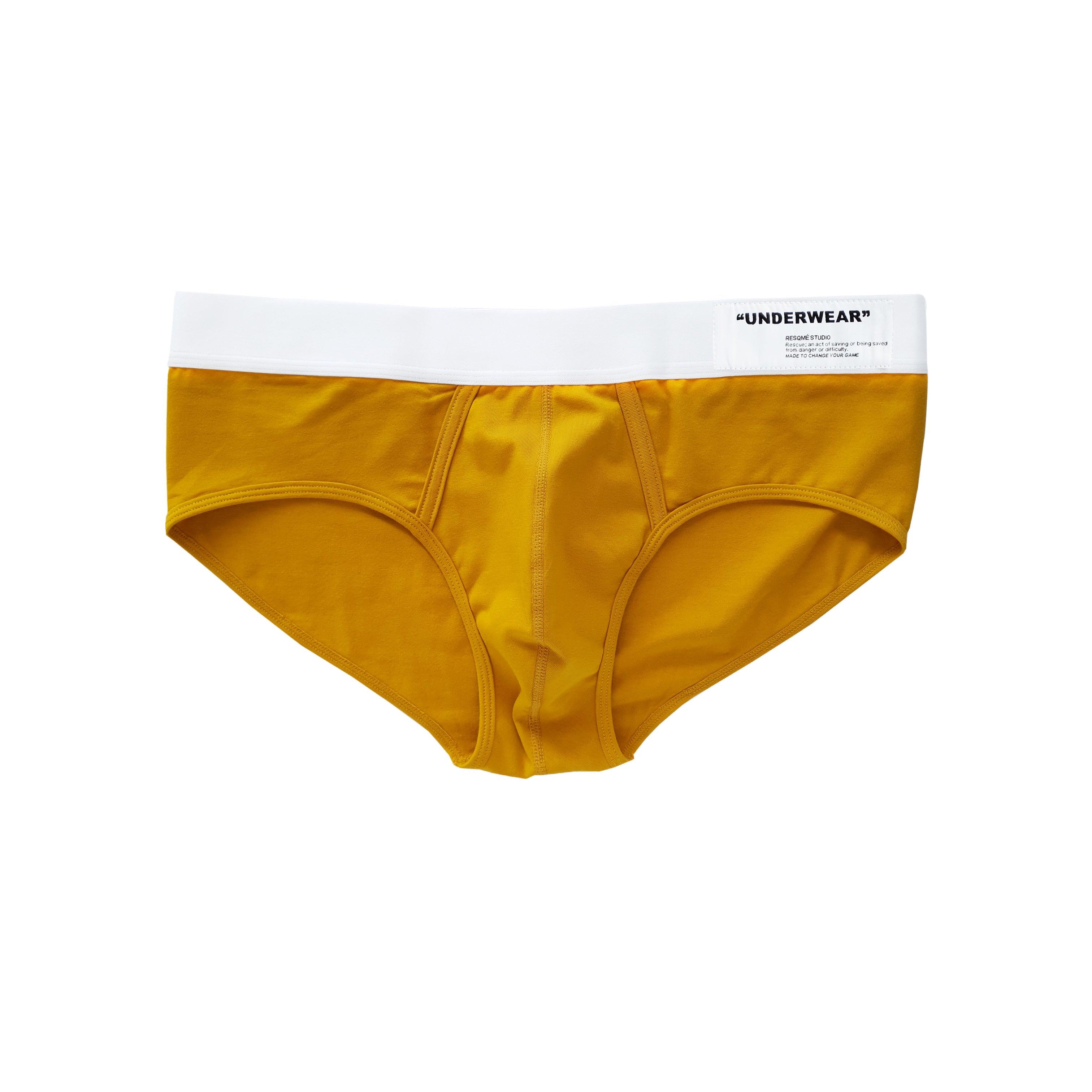 Underwear Brief- Mustard Yellow Underwear – RESQME